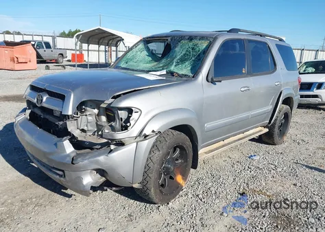 2007 Toyota Sequoia Sr5 V8 z USA, uszkodzony, nr VIN 5TDZT34A07S297250